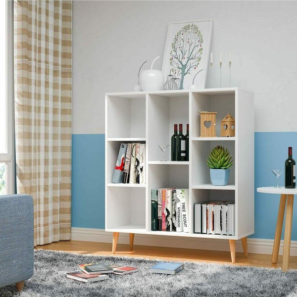 Libreria A Cubo con Mobile Ad Angolo, Espositore Moderno, Libreria di  Design con Grande Capacità di Stoccaggio, Scaffali Organizzatori di Utilità  per La Rivista di Visualizzazione ( Color : Style 3 , 