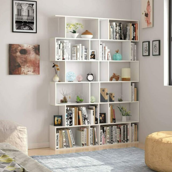 Libreria SQUARE design scaffale mensola moderna bianco mobile libri ripiani