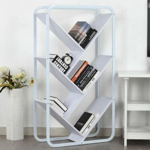 Libreria Mensole Scaffale Parete Design Moderna Legno Metallo 3 Ripian –  Vicco