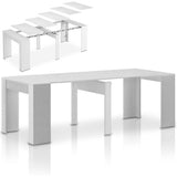 Tavolo Allungabile per Cucina Ingresso e Sala da Pranzo Consolle Salvaspazio da 3 Metri con 5 Pannelli