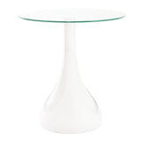 Tavolino da Salotto  piano in vetro temperato design Gocci