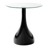 Tavolino da Salotto  piano in vetro temperato design Gocci