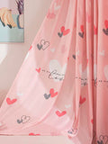 Tenda con stampa a cuore