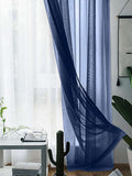 Tenda con pannello singolo in tulle semplice