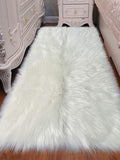 Tappeto in peluche colore monocolore