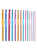 moderno colore casuale Uncinetto , lega di zinco uncinetto Kit per DIY 12 pezzi