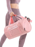 Borsa da viaggio aereo & con grafica slogan pieghevole