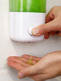 Dispenser per lozione a parete bicolore