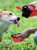 Set animale domestico viaggio ciotola & Bottiglia d'acqua