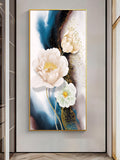 Painting senza cornice con stampa floreale