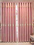 pannello singolo Tenda oscurante con ricamo floreale
