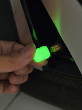 Tappo della valvola del pneumatico dell'auto Glow In The Dark auto 4 pezzi