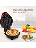 Mini waffle maker da 4 pollici, 350 watt, con presa a muro,