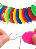 Kit Degli Strumenti Per Cucire In Plastica Coloratacasuale, Include Infila Ago Dito Del Piede