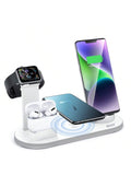Caricabatteria Wireless Usb Tipo C Qc 3.0, Supporto Di Ricarica Wireless