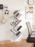 Libreria ad Albero, Scaffale a 9 Ripiani Portaoggetti Autoportante per Soggiorno