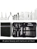 26 Pezzi/set Set Di Tagliaunghie Set Per Manicure Anti Schizzo Tagliaunghie Per Unghie