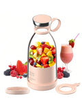 Frullatore Portatile 1 Pezzo, Frullatore Di Dimensioni Personali, Alimentato A Batteria E USB Con Quattro lame,