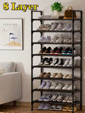 Scaffale per scarpe, salva spazio, minimalista, anti polvere, robusto