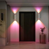 Luce notturna a LED con gradiente arcobaleno e sensore touch - Illuminazione ambientale colorata,