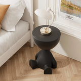 Tavolino rotondo e comodino 2 in 1 portavasi di facile montaggio