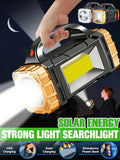 Luce portatile ricaricabile a LED solare, 800mAh5050 Lithium Lighty, Luce da lavoro COB Tal, ABS