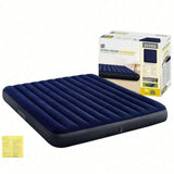 Materasso gonfiabile in pelle scamosciata spessa per uso domestico, doppio materasso pieghevole portatile