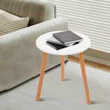 Tavolino rotondo bianco tavolino da caffè