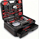 53 pezzi Set di attrezzi professionali di alta qualità, kit di strumenti meccanici per riparazione auto/bicicletta,