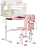 Panca scolastica con sedia per bambini dai 3 ai 12 anni, altezza regolabile,