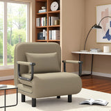 Sedia/divano letto pieghevole 5 in 1 per ufficio e reception - Seduta/Appoggia/Reclinabile, 3 in 1, Braccioli in metallo