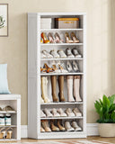 Scarpiera, scarpiera indipendente con 21-24 paia, divisorio regolabile, scarpiera per ingresso