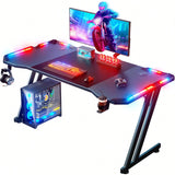 Tavolo da gioco, scrivania da gioco con LED,