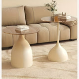 Tavolino Moderno Minimalista, Piano in Vetro Temperato con Struttura in Ferro Metallico