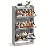 Scarpiere con 3 Compartimenti Scarpiere Salvascarpe Divisori Regolabili