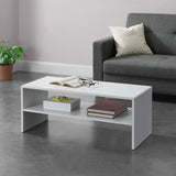 Tavolino da Salotto Tavolo Tabella Del Sofà con Ripiano