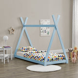 Letto Legno Hausbett Bambini Casa con Materasso