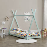 Letto Legno Hausbett Bambini Casa con Materasso