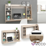 Scrivania a parete Max Stazione da ricarica QI sonoma Vicco