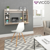 Scrivania a parete Max Stazione da ricarica QI sonoma Vicco