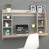 Scrivania a parete Max Stazione da ricarica QI sonoma Vicco