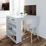 Vicco Tavolo bar alto Repose, Bianco, 67 x 100 cm