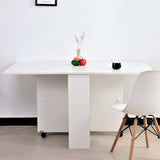 Tavolo da Pranzo Pieghevole Allungabile 140 x 80 x 74 cm