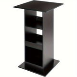 Tavolo Bistro, Bar Tavolo da Cucina Tavolo da Bancone Tavolo Quadrato con 3 Ripiani