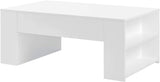 Tavolino da caffè/da Divano 42 x 100 x 60 cm Tavolo Basso da Salotto/Soggiorno in Forma Rettangolare 