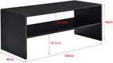  Tavolino da caffè 100 x 40 x 40 cm Tavolino da Salotto con 1 ripiano Tavolino Basso 
