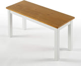 Vicco Tavolo da pranzo in legno con due panche | Set da 3 pz in legno