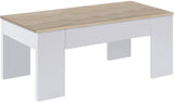 Tavolino da salotto Low Cost, tavolo da pranzo colore Rovere Canadese 