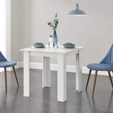 Tavolo da Pranzo con Piano Quadrato e Gambe a Forma di L