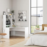 Scrivania angolare con libreria Scrivania per Computer ad Angolo a forma di L